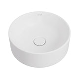 Reba Luxe Above Counter Basin, Matte White