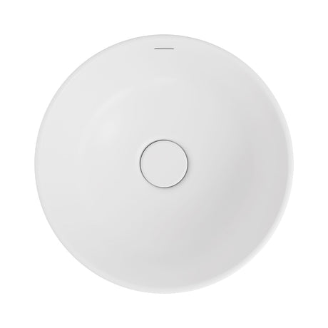 Reba Luxe Above Counter Basin, Matte White