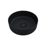 Reba Mini Above Counter Basin, Matte Black