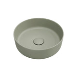 Reba Mini Above Counter Basin, Matte Olive