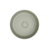 Reba Mini Above Counter Basin, Matte Olive