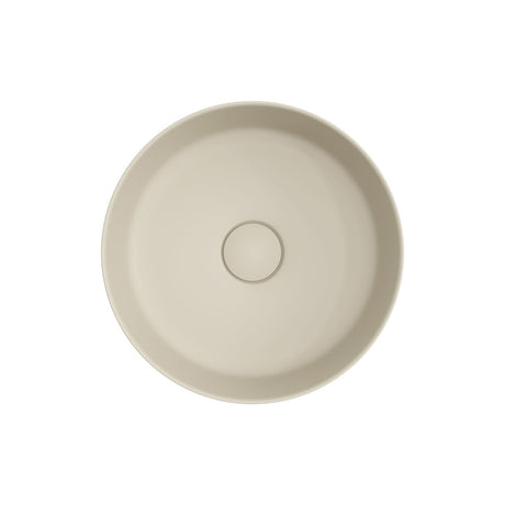 Reba Mini Above Counter Basin, Matte Khaki
