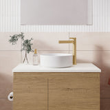 Reba Mini Above Counter Basin, Gloss White
