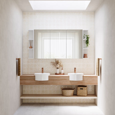 Reba Semi-Recessed Basin With Tap Hole