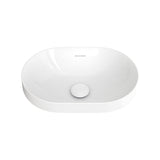 Aluca Pill Semi-Inset Basin, Gloss White