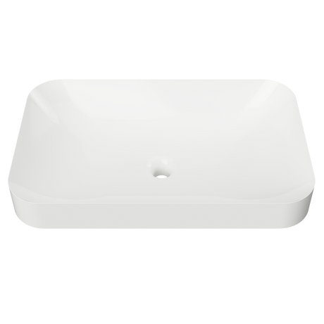 An image of Timberline's Rome Basin 600mm White Gloss