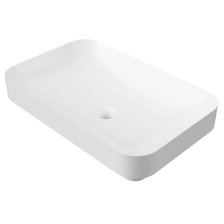 An image of Timberline's Rome Basin 600mm White Gloss