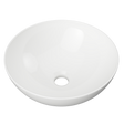 An image of Timberline's Rose Basin 320mm White Gloss