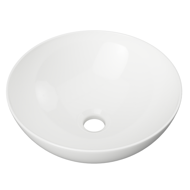 An image of Timberline's Rose Basin 320mm White Gloss