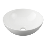 An image of Timberline's Rose Basin 320mm White Gloss