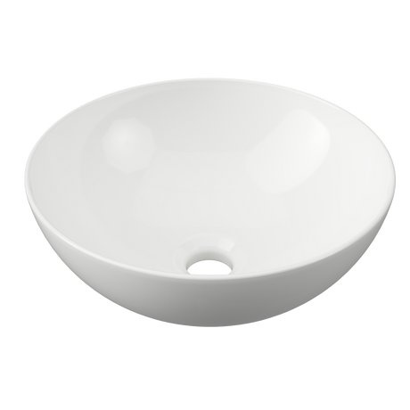 An image of Timberline's Rose Basin 320mm White Gloss