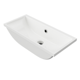 An image of Timberline's Ruby Undermount Basin 530mm White Gloss