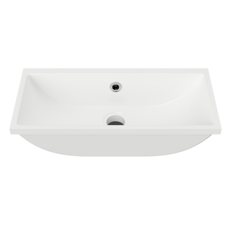 An image of Timberline's Ruby Undermount Basin 530mm White Gloss