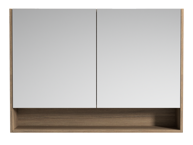 Sanremo Mirror Cabinet 1050mm Double Door Gold Collection (SAN-SC-1050-D-G)
