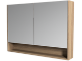 Sanremo Mirror Cabinet 1050mm Double Door Gold Collection (SAN-SC-1050-D-G)