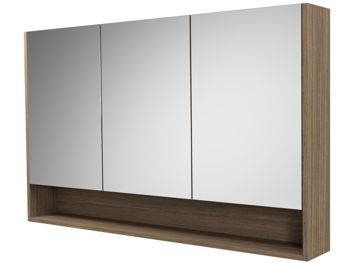 Sanremo Mirror Cabinet 1200mm Three Door Gold Collection (SAN-SC-1200-3-G)