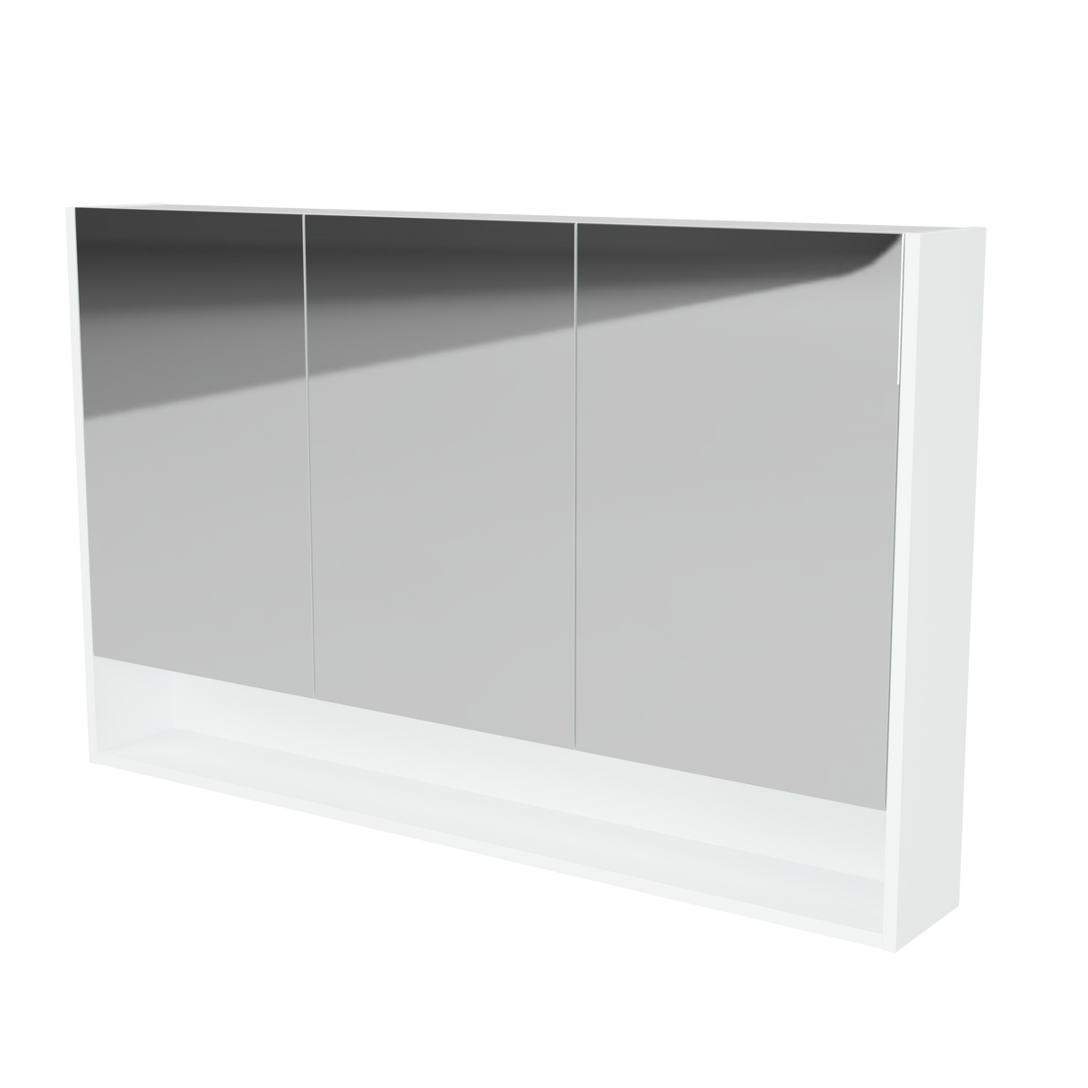 Sanremo Mirror Cabinet 1200mm Three Door Gold Collection (SAN-SC-1200-3-G)
