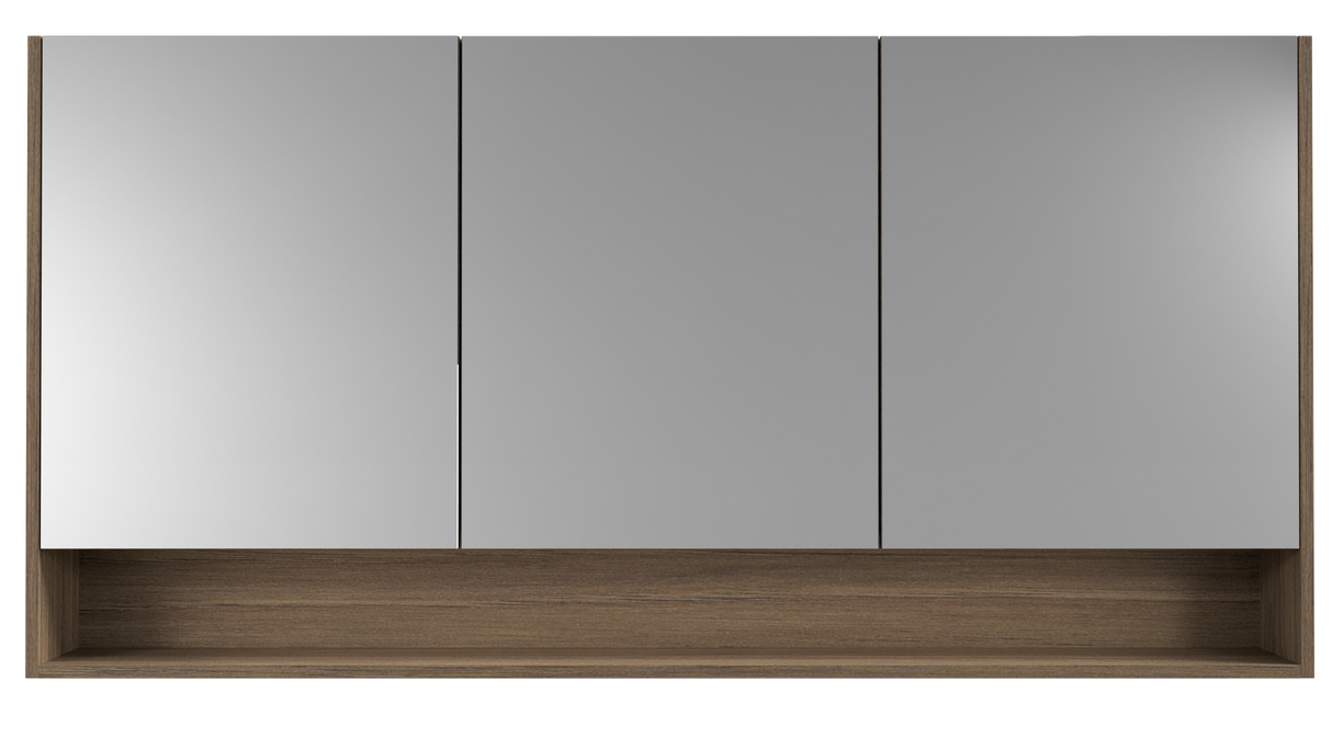 Sanremo Mirror Cabinet 1500mm Three Door Platinum Collection (SAN-SC-1500-3-P)