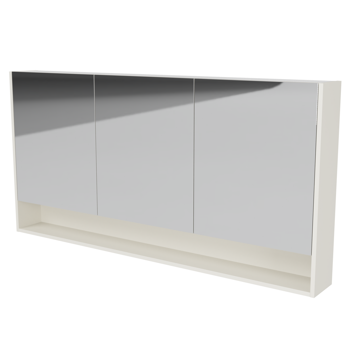 Sanremo Mirror Cabinet 1500mm Three Door Gold Collection (SAN-SC-1500-3-G)