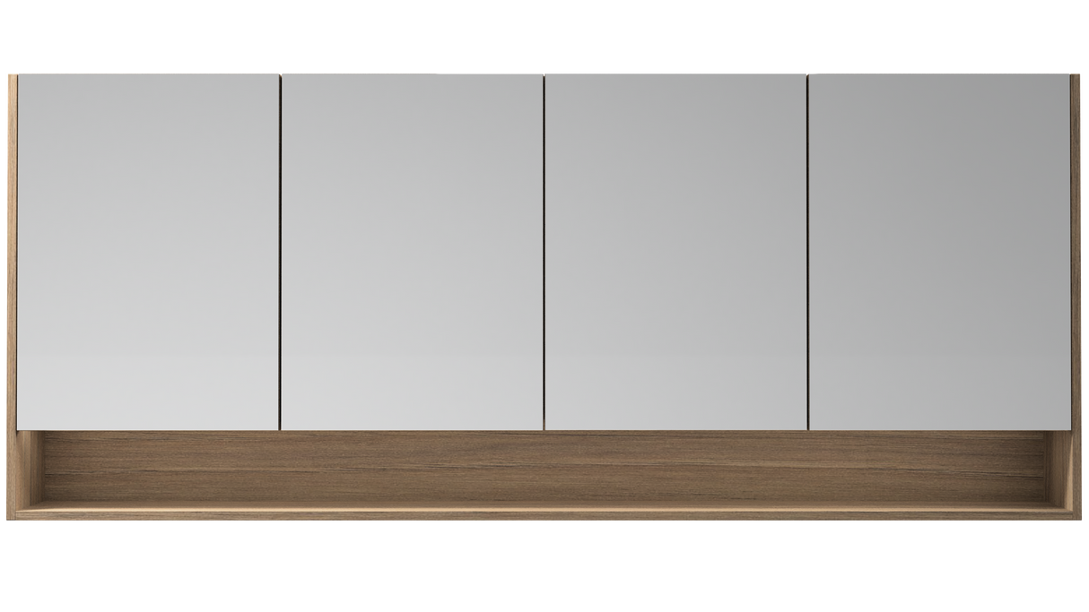 Sanremo Mirror Cabinet 1800mm Four Door Gold Collection (SAN-SC-1800-4-G)