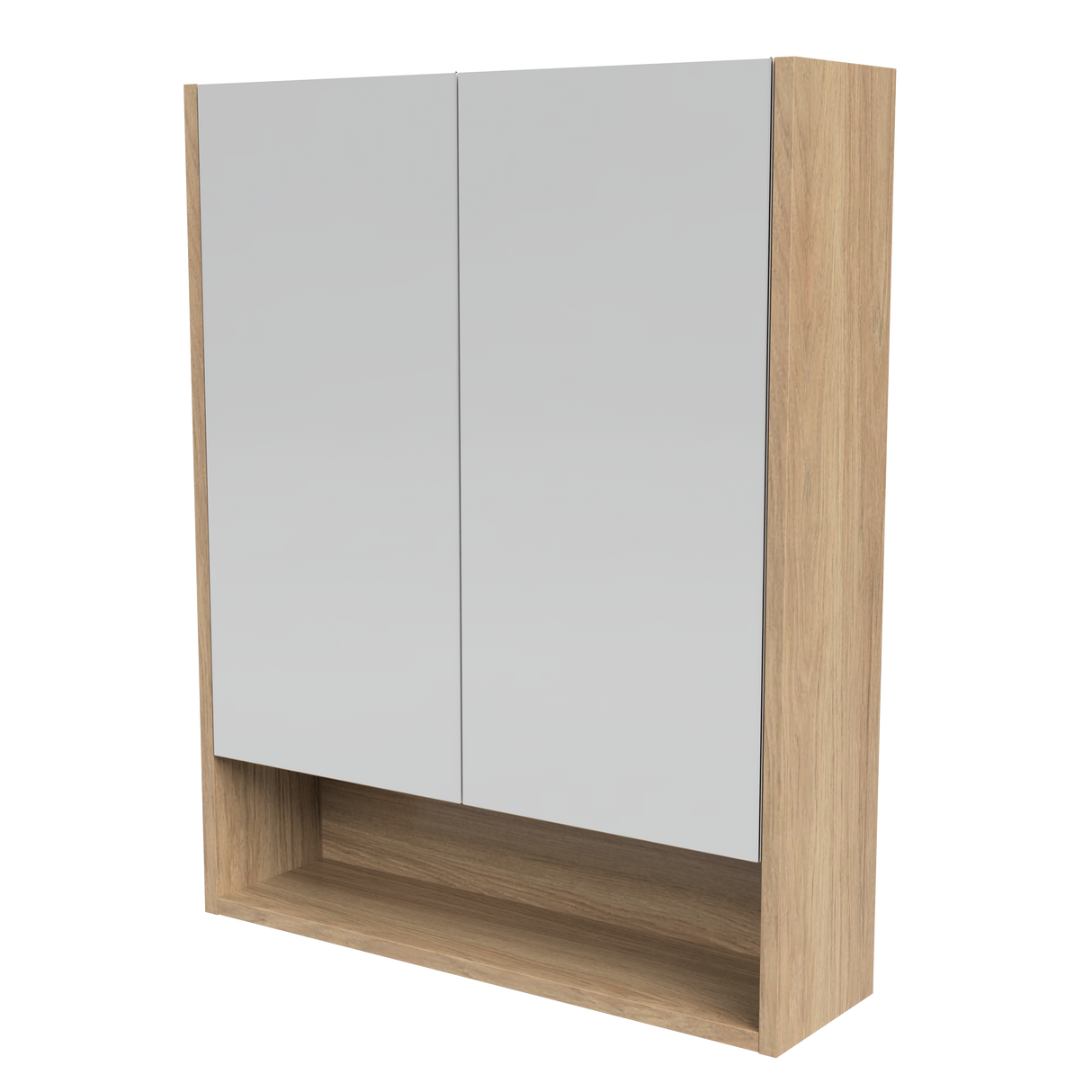 Sanremo Mirror Cabinet 600mm Double Door Platinum Collection (SAN-SC-600-D-P)
