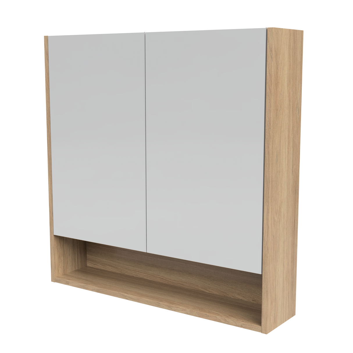 Sanremo Mirror Cabinet 750mm Double Door Gold Collection (SAN-SC-750-D-G)