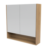 Sanremo Mirror Cabinet 750mm Double Door Gold Collection (SAN-SC-750-D-G)