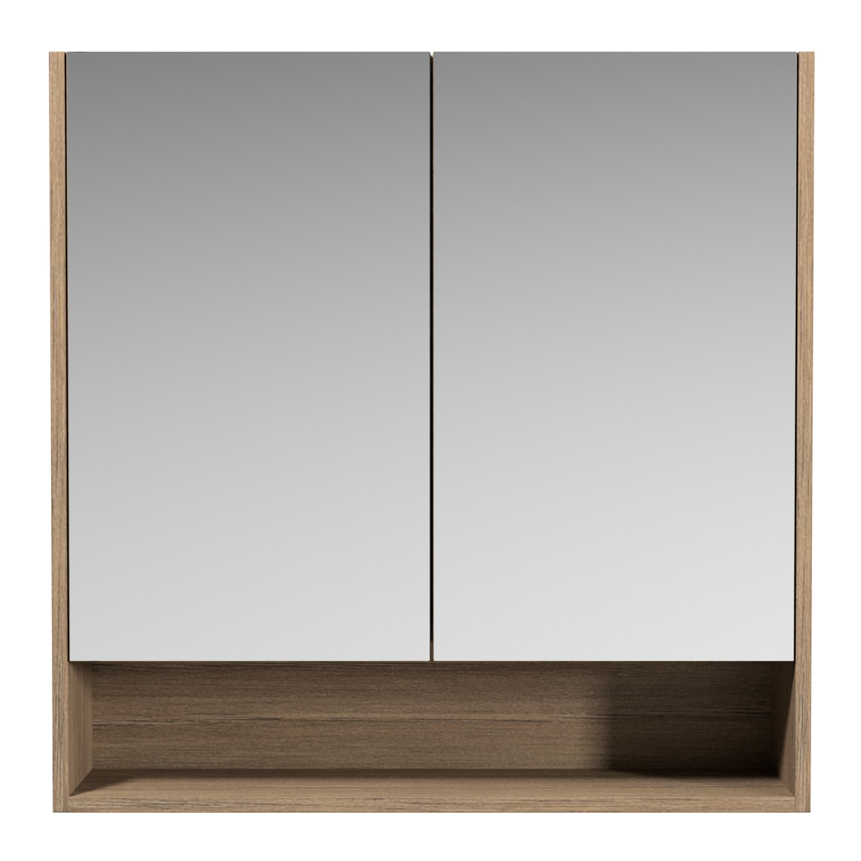 Sanremo Mirror Cabinet 750mm Double Door Gold Collection (SAN-SC-750-D-G)
