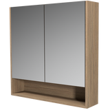 Sanremo Mirror Cabinet 750mm Double Door Platinum Collection (SAN-SC-750-D-P)