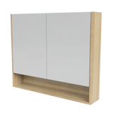 Sanremo Mirror Cabinet 900mm Double Door Platinum Collection (SAN-SC-900-D-P)
