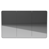 Sutherland House Collection Mirror Cabinet 1200mm x 720mm high Three Door Gold Collection (SHC-SC-1200-3-G)