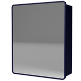 Sutherland House Collection Mirror Cabinet 600mm x 720mm high Single Door Gold Collection (SHC-SC-600-S-G)