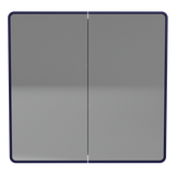 Sutherland House Collection Mirror Cabinet 750mm x 720mm high Double Door Gold Collection (SHC-SC-750-D-G)