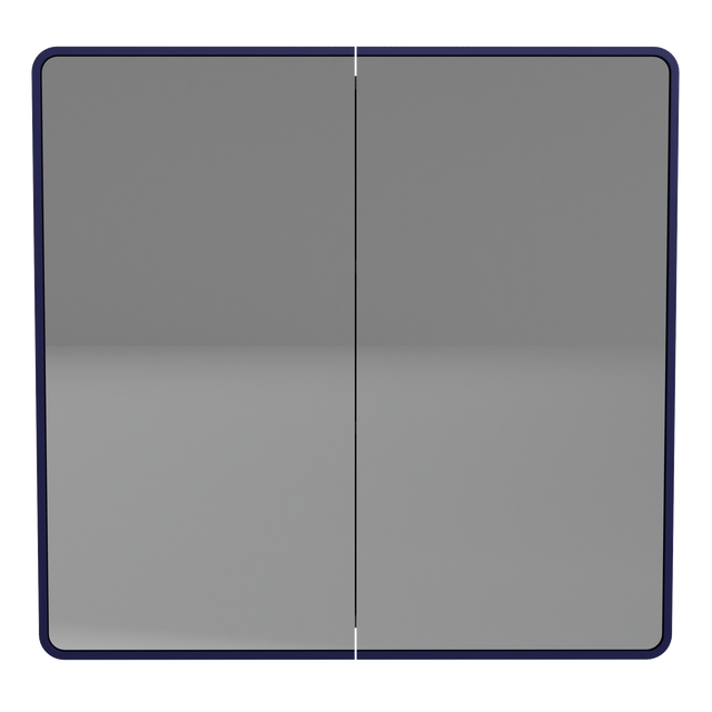 Sutherland House Collection Mirror Cabinet 750mm x 720mm high Double Door Gold Collection (SHC-SC-750-D-G)