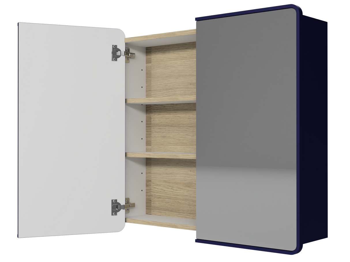 Sutherland House Collection Mirror Cabinet 750mm x 720mm high Double Door Gold Collection (SHC-SC-750-D-G)