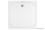 Prelude Shower Base 900 Rear Waste - 4 Tile Bead