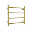 Thermorail Straight/Round 550x550x122mm 41Watts 4 Bars - Brushed Gold