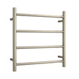 Thermorail Straight/Round 550x550x122mm 41Watts 4 Bars - Brushed Nickel