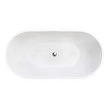 Nero Solid Surface Bath, 1550mm