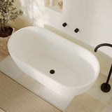 Nero Solid Surface Bath, 1550mm
