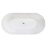 Nero Solid Surface Bath, 1780mm
