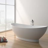 Antonia Solid Surface Bath, Matt white