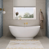 Antonia Solid Surface Bath, Matt white