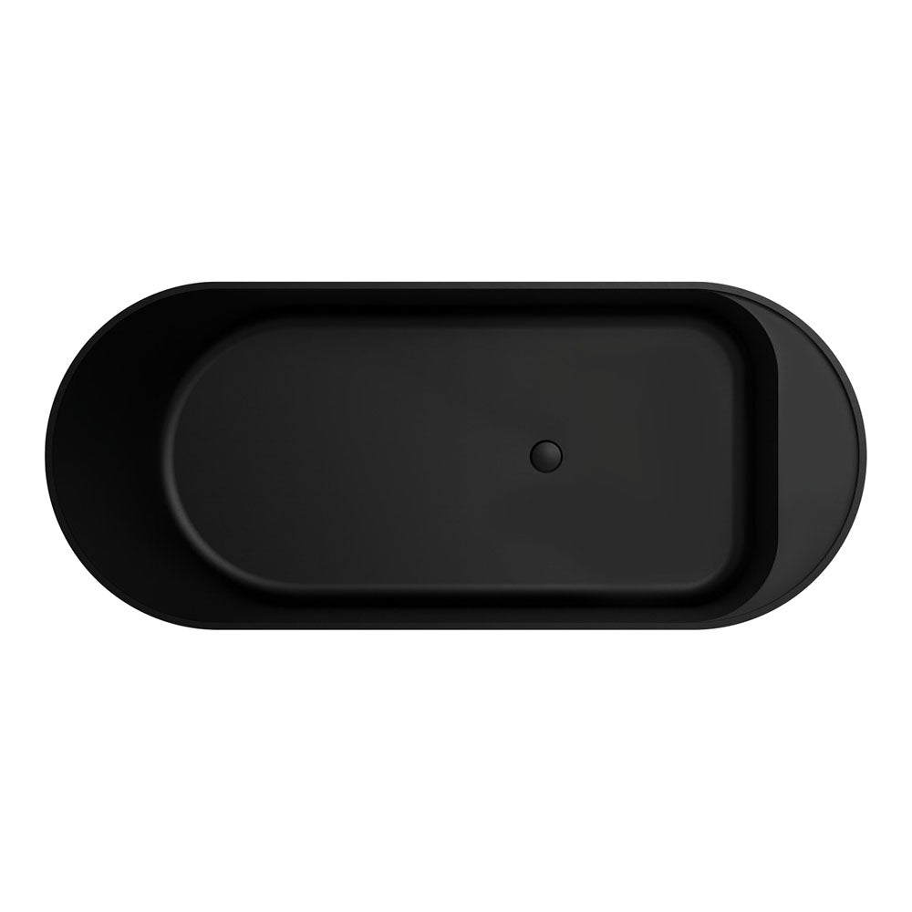 Minka Solid Surface Bath, 1700mm, Matt Black