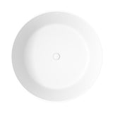 Minka Solid Surface Round Bath, 1500mm, Matt White