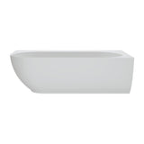 Matta Left-Hand Solid Surface Corner Bath, 1750mm