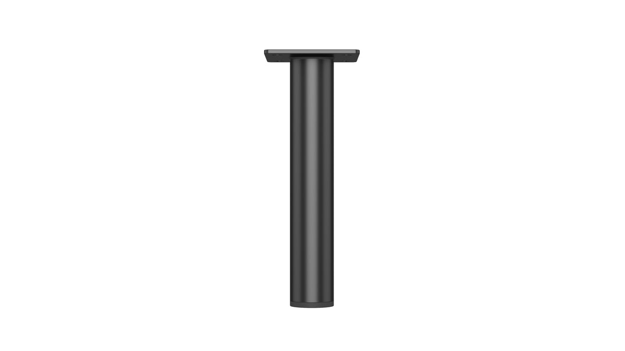 Straight 150mm Black Leg (STR-LEG-150-BL)