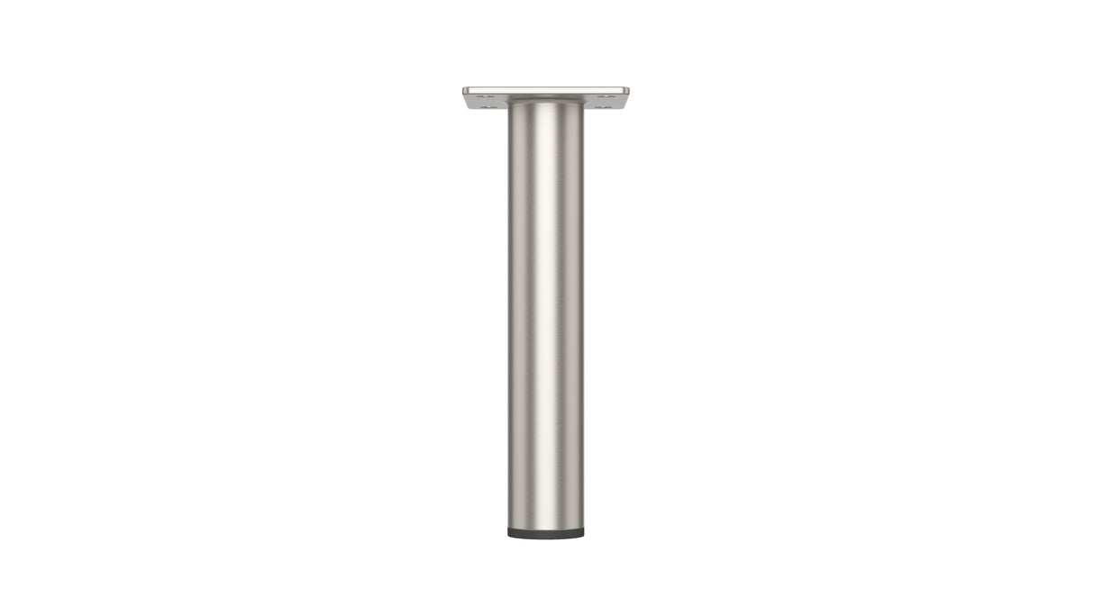 Straight 150mm Brushed Nickel Leg (STR-LEG-150-BN)