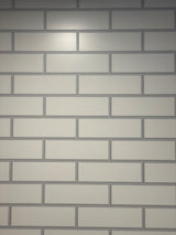 Subway Tile Wet Wall Panel - 2400mm (h) x 1000mm (w) x 10mm (d)