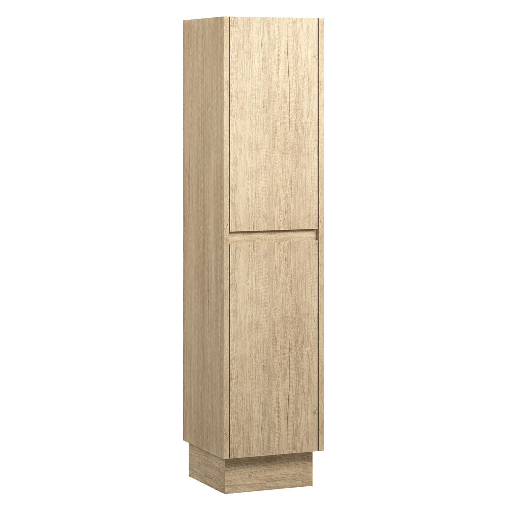Edge Scandi Oak Tallboy On Kickboard